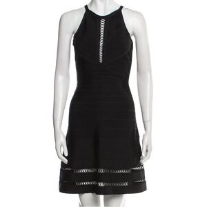 Hervé Léger Halterneck Bandage Dress – XS